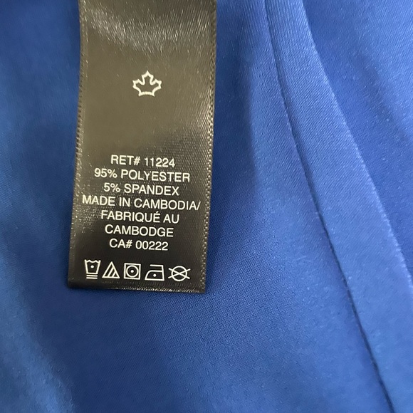 Royal Blue and Black Dress - Picture 3 of 3